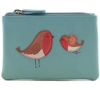Mala Leather Applique and Printed Leather Coin Purse 4115_11 Robin