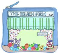 Mala Leather Beau Collection Leather Coin Purse RFID Blocking 4267_89 Denim Blue