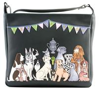 Mala Leather Beau Collection Leather Cross Body Bag 7364_89 Grey