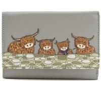 Mala Leather Bella Collection Leather Purse RFID Blocking 3639_33 Grey