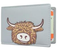 Mala Leather Bella Collection Travel Card/Season Ticket Holder 695TC_33 Grey