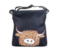 Mala Leather Bella's Head Cross Body Bag - 7327 33 (Black)