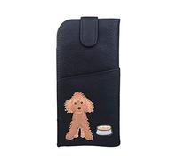 Mala Leather Bertie Cockapoo Glasses Case - 5191-83 (Black)