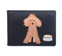 Mala Leather Bertie Cockapoo ID/Card Holder - 677-83 (Black)