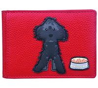 Mala Leather Bertie Collection Leather ID/Card Holder RFID Blocking 677_83 Red