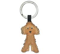 Mala Leather Bertie Collection Leather Keyring 912_83 Black