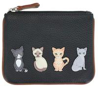 Mala Leather Best Friends Collection Leather Coin Purse RFID Blocking 4228_65 Black