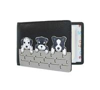 Mala Leather Best Friends Collection Leather Credit Card Holder 631_65 Black