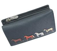 Mala Leather Best Friends Collection Leather Purse RFID 3511_65 Grey