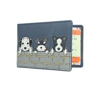 Mala Leather Best Friends Collection Travel Pass/Oyster Card Holder 631TC_65 Navy