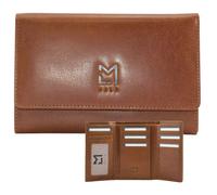 Mala Leather Bloomsbury Tri Fold Purse - one size - Tan - Leather