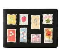 Mala Leather Botanists Post ID/Card Holder - 62 643 (Black)