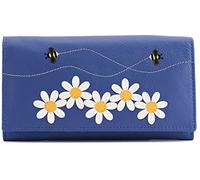 Mala Leather Calista Collection Leather Purse RFID Blocking 3573_67 Blue