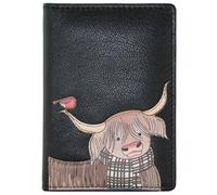 Mala Leather Callum The Coo Collection Travel/Card Holder RFID Blocking 612_23 Black