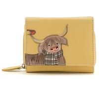 Mala Leather Callum The Coo Medium Tri Fold Purse (Yellow) - 3665 23