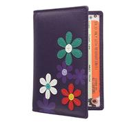 Mala Leather CARA Collection Travel Pass/Oyster Card Holder 620TC_73 Purple