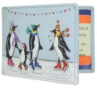 Mala Leather Chille Collection Leather Travel Card/Season Ticket Holder 619TC_32 Sky Blue