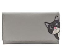 Mala Leather Cleo The Cat Matinee Purse RFID 3532-50 (Grey)