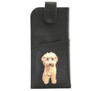 Mala Leather Coco's Glasses Collection Leather Glasses Case 5205_12 Black