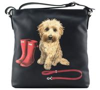 Mala Leather Coco's Walk Collection Leather Shoulder/Cross Body Bag 7419_12 Navy