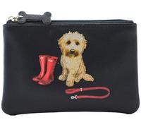 Mala Leather Coco's Walk Collection Soft Leather Coin Purse RFID 4324_12 Navy