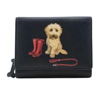 Mala Leather Coco's Walk Trifold Purse - one size - Navy - leather