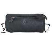 Mala Leather Double Zipped Glasses Case For 2 Pairs Of Glasses - 14 919 (Navy)