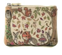 Mala Leather Foxglove Forest Leather Collection - Coin purse - One Size - Oatmeal - leather