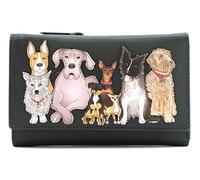 Mala Leather Group of Dogs (Kennel Crew) Large Tri fold Purse - 40 3692
