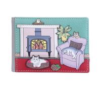 Mala Leather Hamish's House Scottish Themed ID & Card Holder - 601 16