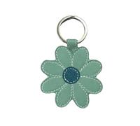 Mala Leather Highland Cow Face Leather Keyring