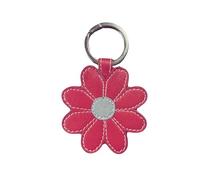 Mala Leather Highland Cow Face Leather Keyring