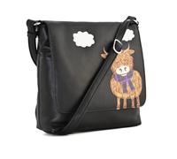 Mala Leather Highland Cow Premium Leather Crossbody Bag (Black)