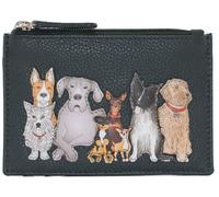 Mala Leather Kennel Crew Collection Leather Card Holder/Coin Purse RFID 631_40 Grey
