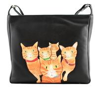 Mala Leather Kitty Crew Ginger Cats Large Crossbody Bag - 7418 36