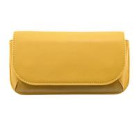 Mala Leather Large Structured Unisex Glasses / Sunglasses Case - Mustard