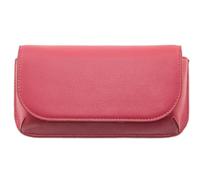 Mala Leather Large Structured Unisex Glasses / Sunglasses Case - Raspberry