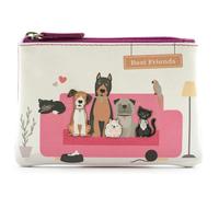 Mala Leather Leather Coin Purse - Pets, Dog, Cat, Guinea Pig & Parrot Design - Multi