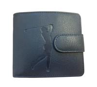 Mala Leather Leather Mens RFID Wallet with Coin Pocket - Football Rugby Gold Fishing (Golf)