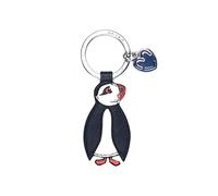 Mala Leather Lundi Puffin Keyring - 911-82