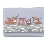 Mala Leather Matinee Purse Bumble bee RFID Protection - Moonflower (Yellow)