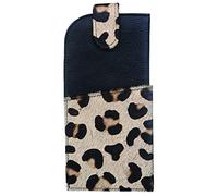 Mala Leather Matrah Collection Leather Animal Print Glasses Case 5192_90 Cheetah