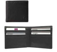 Mala Leather Men’s Slim Classic Wallet with RFID Protection - Genuine Leather - Black