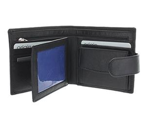 Mala Leather Mens Black Wallet Origin Wallets RFID 8 Card Slots Coin Pocket 127