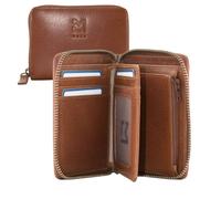 Mala leather Men's Bloomsbury Zip Round Wallet in Tan Mala leather Tan One Size