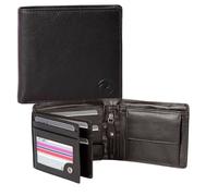 Mala leather Men's Origin Large Extra Capacity RFID Leather Wallet in Black Mala leather Black One Size
