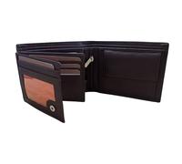 Mala leather Men's Origin Large Extra Capacity RFID Leather Wallet in Brown Mala leather Brown One Size