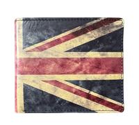 Mala leather Men's Union Jack Leather RFID Boxed Wallet in Dark Navy Mala leather Dark Navy One Size
