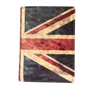 Mala leather Men's Union Jack RFID Compact Wallet Card Holder Mala leather Multicolor One Size