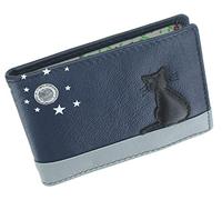 Mala Leather Midnight Collection Leather Credit Card Holder 644_35 Navy